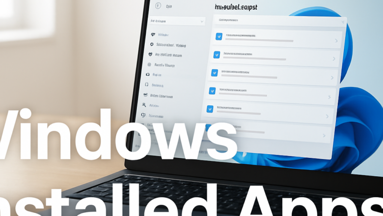 How to check if an app or program is installed in Windows 11