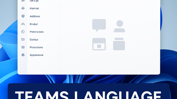 How to Change your language and regional settings in Teams on Windows 11