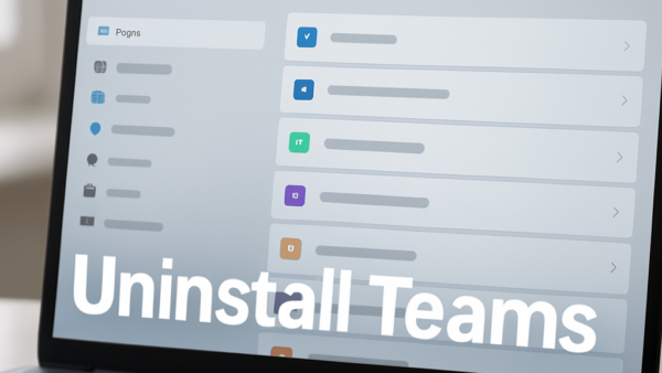 How to Uninstall Microsoft Teams from Windows 11