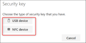 How to Register a security key in Microsoft account | Geek Rewind