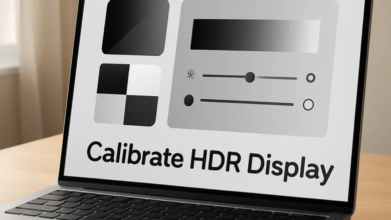 calibrate HDR display Windows 11