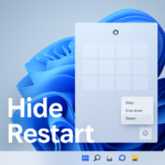 How to Hide Restart on Windows 11 Power Menu