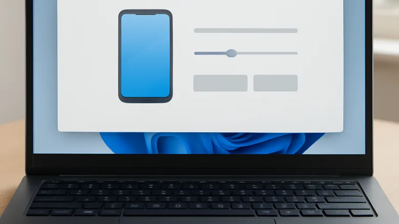 How to change Ringer Mode on Android Mobile Device from Windows 11 PC