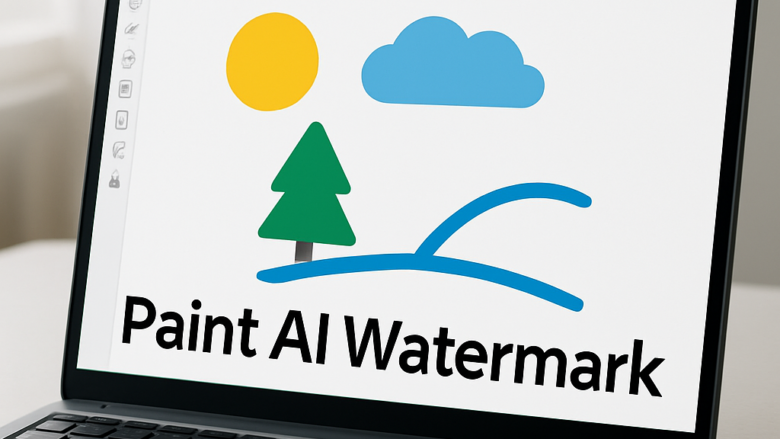 How to Enable or Disable AI-generated Watermark in Paint app in Windows 11
