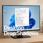 How to Enable or Disable Drop Shadows for Icon Labels on Desktop in Windows 11