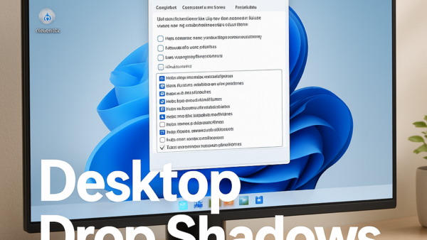 How to Enable or Disable Drop Shadows for Icon Labels on Desktop in Windows 11