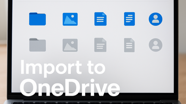 How to Import Photos and Files from Google Drive and Photos to OneDrive