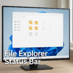 How to Show or Hide Status Bar in File Explorer in Windows 11