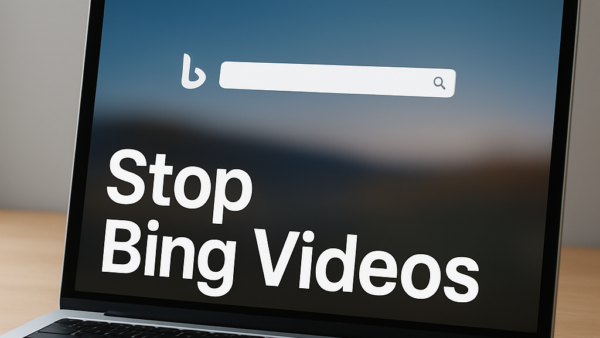 How to Stop Bing Videos from Playing Automatically