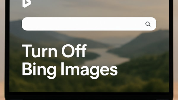 How to turn on or off Bing homepage image