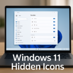 How to turn On or Off Hidden Icon Menu on Taskbar System Tray in Windows 11