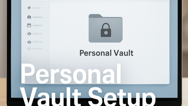 How to Unlock your OneDrive Personal Vault