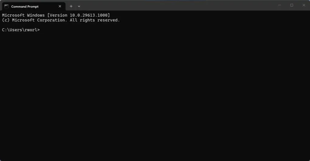 Command Prompt