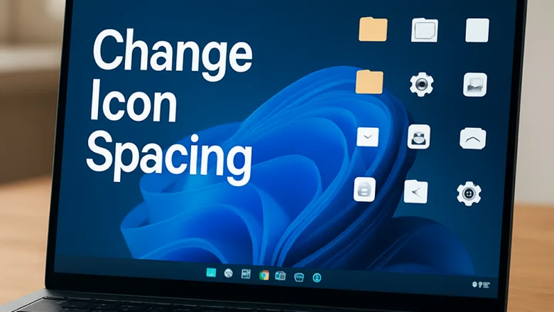 How to change Desktop Icon Horizontal and Vertical Spacing in Windows 11