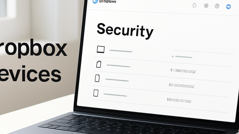 How to find devices linked to your personal Dropbox account
