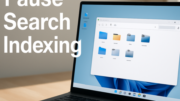 How to Pause Search Indexing in Windows 11