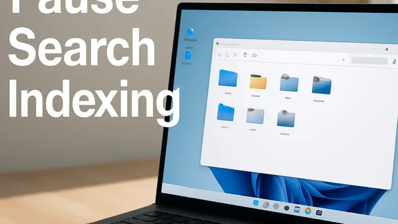 How to Pause Search Indexing in Windows 11