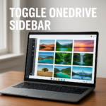How to toggle Sidebar in OneDrive Photos app in Windows 11