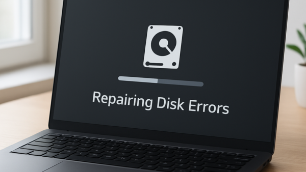 Stuck On Repairing Disk Errors After A Hard Shutdown In Windows 11