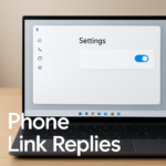 How to turn On or Off Suggested Replies in Phone Link app on Windows 11