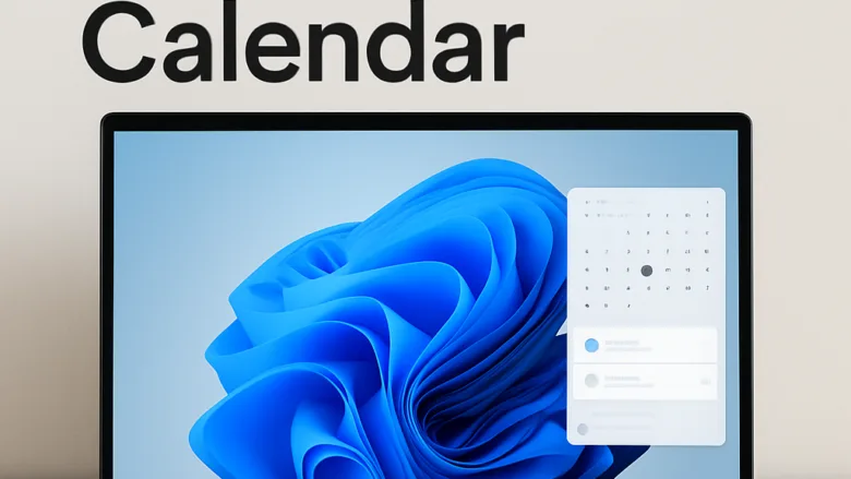 Taskbar calendar flyout not opening or showing events in Windows 11
