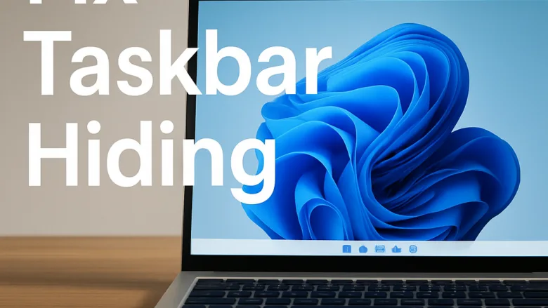 Taskbar keeps hiding and won't stay locked in Windows 11