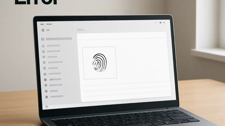 What to do when Windows 11 fingerprint scanner says device could not be found