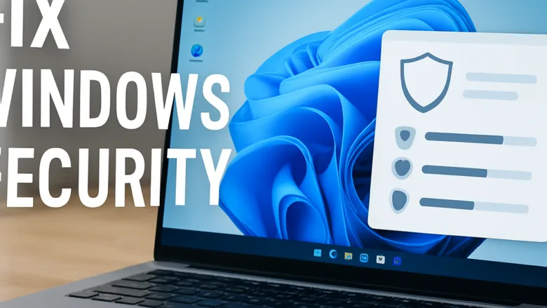 What to do when Windows security fails to open after a security update