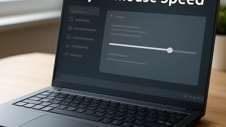 adjust the mouse pointer speed on windows