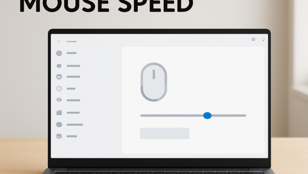 How to adjust the mouse pointer speed in Windows 11 settings