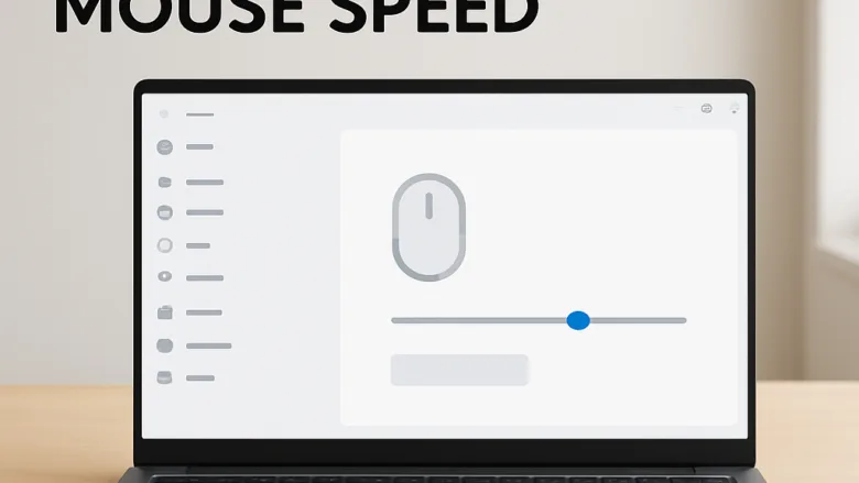 adjust the mouse pointer speed on windows