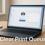 How to clear the Windows 11 print queue when jobs get stuck