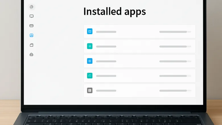 check installed apps on your device windows