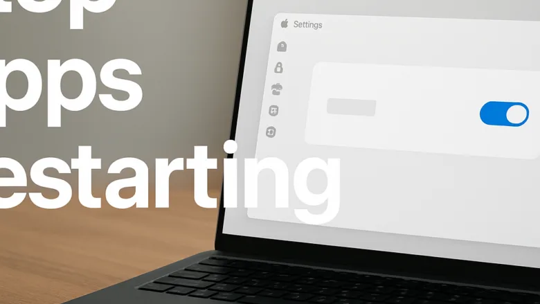 Disable Automatic App Restart In Windows 11 Resume Settings