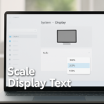 How to Scale Text and Icons Larger or Smaller in Windows 11 Display Settings