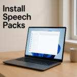 How to download language packs for speech recognition in Windows 11