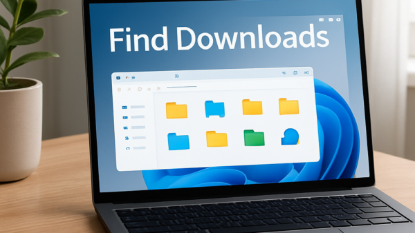 How to locate and open downloaded files on this computer in Windows 11