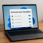 How to configure environment variable paths in Windows 11 Advanced System Settings