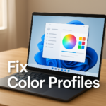 How to fix color management profile errors in Windows 11