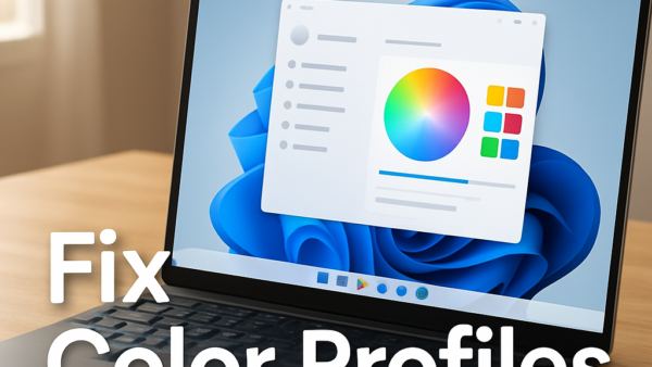 How to Fix Color Management Profile Errors in Windows 11