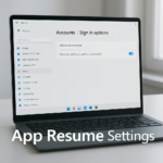 How to Configure Automatic App Resume After Sign-In in Windows 11 Resume Settings
