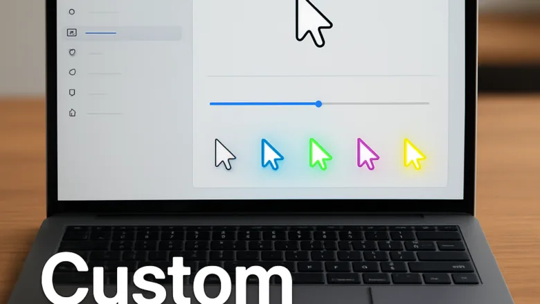 How to configure custom pointer color and size in Windows 11 mouse pointer settings