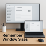 How To Configure Persistent App Window Sizes Using Windows 11 Advanced Display Options