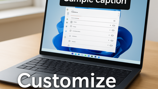 How To Customize Live Captions Style And Position In Windows 11 Accessibility Settings