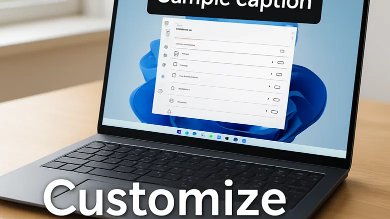 How to Customize Live Captions Style and Position in Windows 11 Accessibility Settings