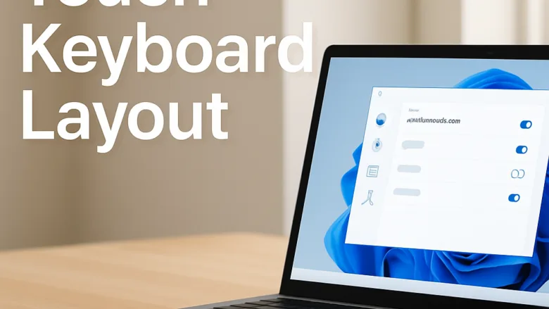 How to customize the Windows 11 touch keyboard layout in Time and Language settings
