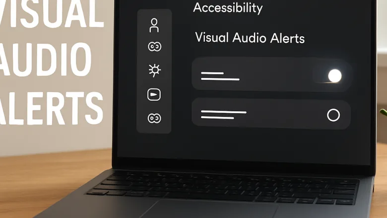 How to customize visual audio alert flashes in Windows 11 Accessibility settings