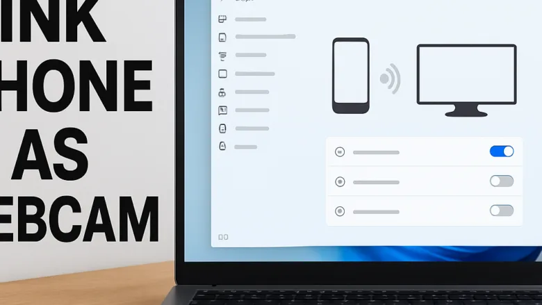 How to link a phone as a webcam in Windows 11 Mobile Devices settings