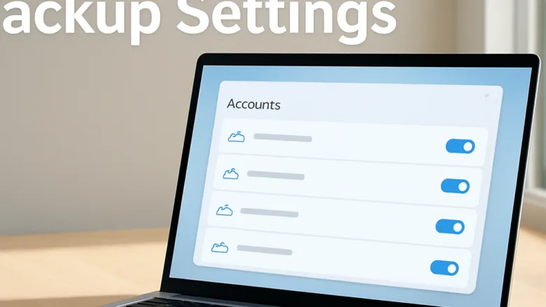 How to manage Windows backup preferences in Windows 11 Accounts Settings