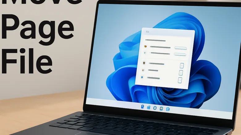 How to move the Windows page file to another drive